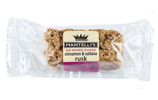 Cinnamon & Sultana Rusks (No Added Sugar)-20x20g -400g